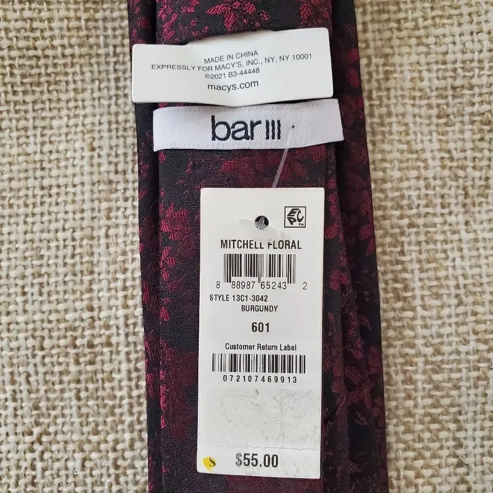 Bar III Mitchell Floral Tie